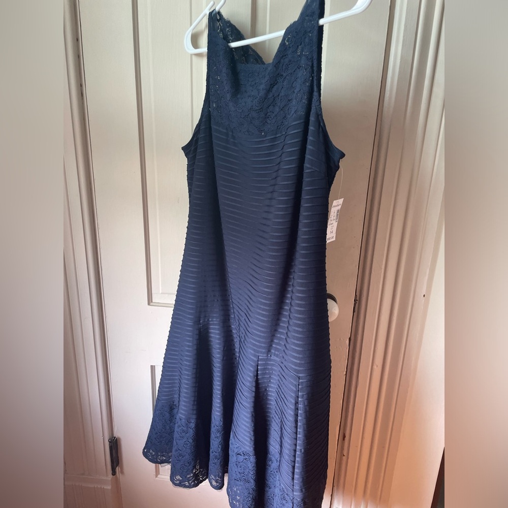 Dressbarn Navy Blue Dress
